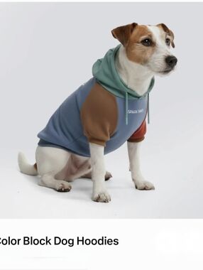 Spark Paws Signature Color Block Fleece Hoodie